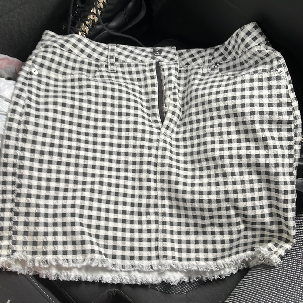 Forever 21 checkered skirt